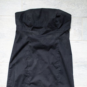 Gap Strapless Black Dress